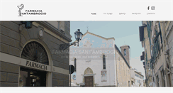 Desktop Screenshot of farmaciasantambrogio.com