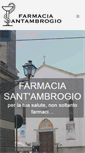 Mobile Screenshot of farmaciasantambrogio.com